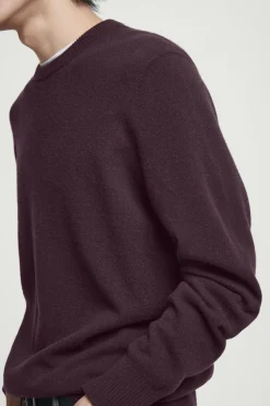 Sale COS SWETER Z CZYSTEGO KASZMIRU Burgundowy