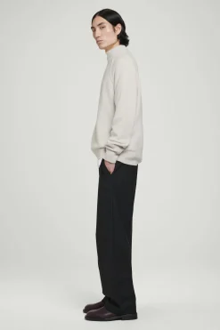 Discount COS SWETER Z CZYSTEGO KASZMIRU Z WYSOKIM KOŁNIERZEM Kośćsłoniowa