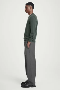 Hot COS SWETER Z CZYSTEGO KASZMIRU Ciemnozielony
