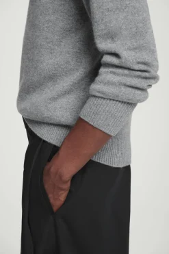 Discount COS SWETER Z CZYSTEGO KASZMIRU Szary