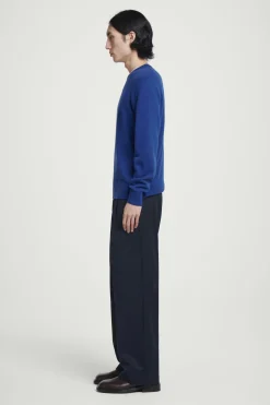Discount COS SWETER Z CZYSTEGO KASZMIRU Kobaltowy