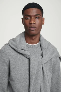 Discount COS SWETER Z CZYSTEGO KASZMIRU Szary