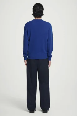Discount COS SWETER Z CZYSTEGO KASZMIRU Kobaltowy
