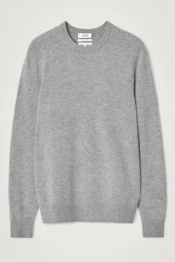 Discount COS SWETER Z CZYSTEGO KASZMIRU Szary