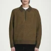 Discount COS SWETER Z DZIANINY Z WEŁNĄ MERINO I PRZĘDZĄ Z JAKA