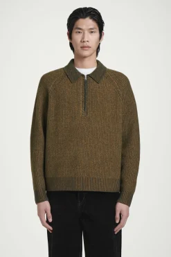 Discount COS SWETER Z DZIANINY Z WEŁNĄ MERINO I PRZĘDZĄ Z JAKA