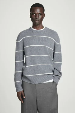 Clearance COS SWETER Z DZIANINY Z WEŁNĄ MERINO I PRZĘDZĄ Z JAKA