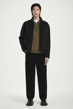 Discount COS SWETER Z DZIANINY Z WEŁNĄ MERINO I PRZĘDZĄ Z JAKA