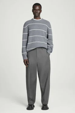 Clearance COS SWETER Z DZIANINY Z WEŁNĄ MERINO I PRZĘDZĄ Z JAKA