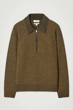 Discount COS SWETER Z DZIANINY Z WEŁNĄ MERINO I PRZĘDZĄ Z JAKA