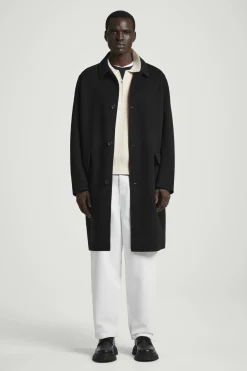 Sale COS SWETER Z DZIANINY Z WEŁNĄ MERINO I PRZĘDZĄ Z JAKA Złamanabiel