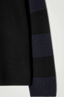 Clearance COS SWETER Z DZIANINY Z WEŁNĄ MERYNOSOWĄ W PASKI