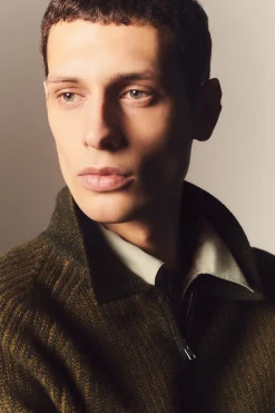 Discount COS SWETER Z DZIANINY Z WEŁNĄ MERINO I PRZĘDZĄ Z JAKA