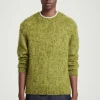Best COS SWETER Z FARBOWANEJ MIESZANKI Z MOHEREM I WEŁNĄ Zielony