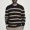 New COS SWETER Z GOTOWANEJ WEŁNY Z WYCIĘCIEM POD SZYJĄ