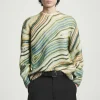 Outlet COS SWETER Z MIESZANKI Z WEŁNĄ Z ALPAKI Z NADRUKIEM Różnekolory