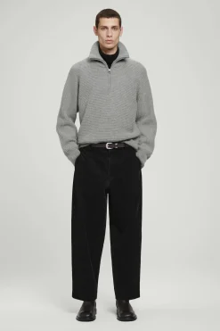Online COS SWETER Z WEŁNĄ Z ALPAKI – OVERSIZED FIT Szary