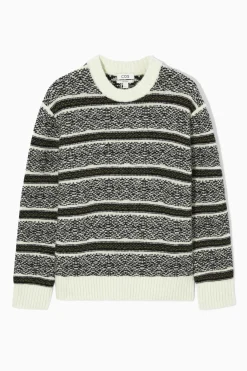 Outlet COS SWETER Z WEŁNY ZE SPLOTEM FAIR ISLE