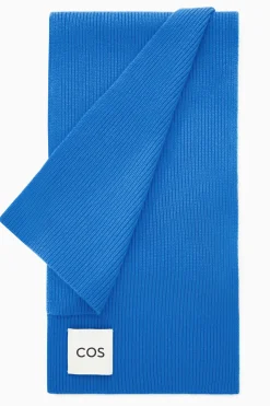 Clearance COS SZALIK Z MIESZANKI ZAWIERAJĄCEJ KASZMIR Jaskrawoniebieski