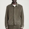 Best COS SZTRUKSOWA KOSZULA WIERZCHNIA – RELAXED FIT Ciemnykhaki