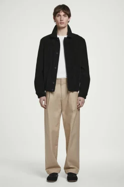 Outlet COS SZTRUKSOWA KOSZULA WIERZCHNIA – RELAXED FIT Czarny