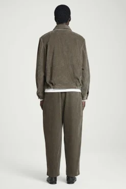Best COS SZTRUKSOWA KOSZULA WIERZCHNIA – RELAXED FIT Ciemnykhaki