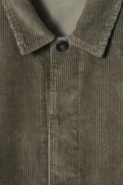 Best COS SZTRUKSOWA KOSZULA WIERZCHNIA – RELAXED FIT Ciemnykhaki