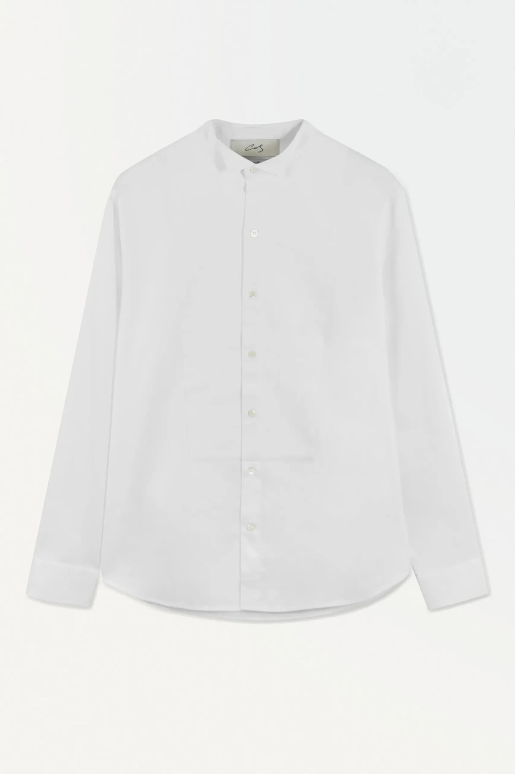 Online COS THE POPLIN TUXEDO SHIRT White