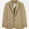 Hot COS THE SINGLEBREASTED WOOL BLAZER Beige