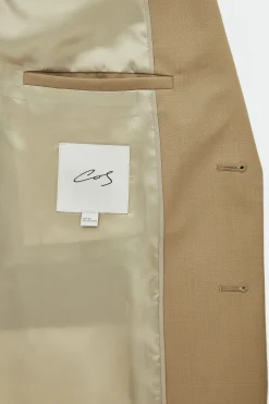 Hot COS THE SINGLEBREASTED WOOL BLAZER Beige