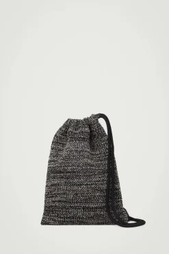 Clearance COS TORBA TYPU CROSSBODY Z DZIANINY MELANŻOWEJ