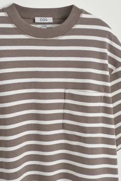 Sale COS T-SHIRT OVERSIZE Z BAWEŁNĄ O WYSOKIEJ GRAMATURZE