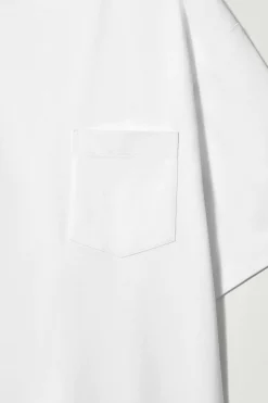 Clearance COS T-SHIRT OVERSIZE Z BAWEŁNĄ O WYSOKIEJ GRAMATURZE Biały