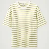 Best COS T-SHIRT Z BAWEŁNY BOUCLÉ W PASKI – RELAXED FIT