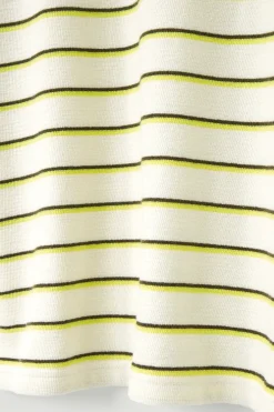 Best COS T-SHIRT Z BAWEŁNY BOUCLÉ W PASKI – RELAXED FIT