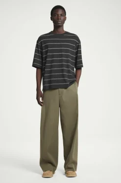 Online COS T-SHIRT Z DŻERSEJU Z KONOPI W PASKI – RELAXED FIT