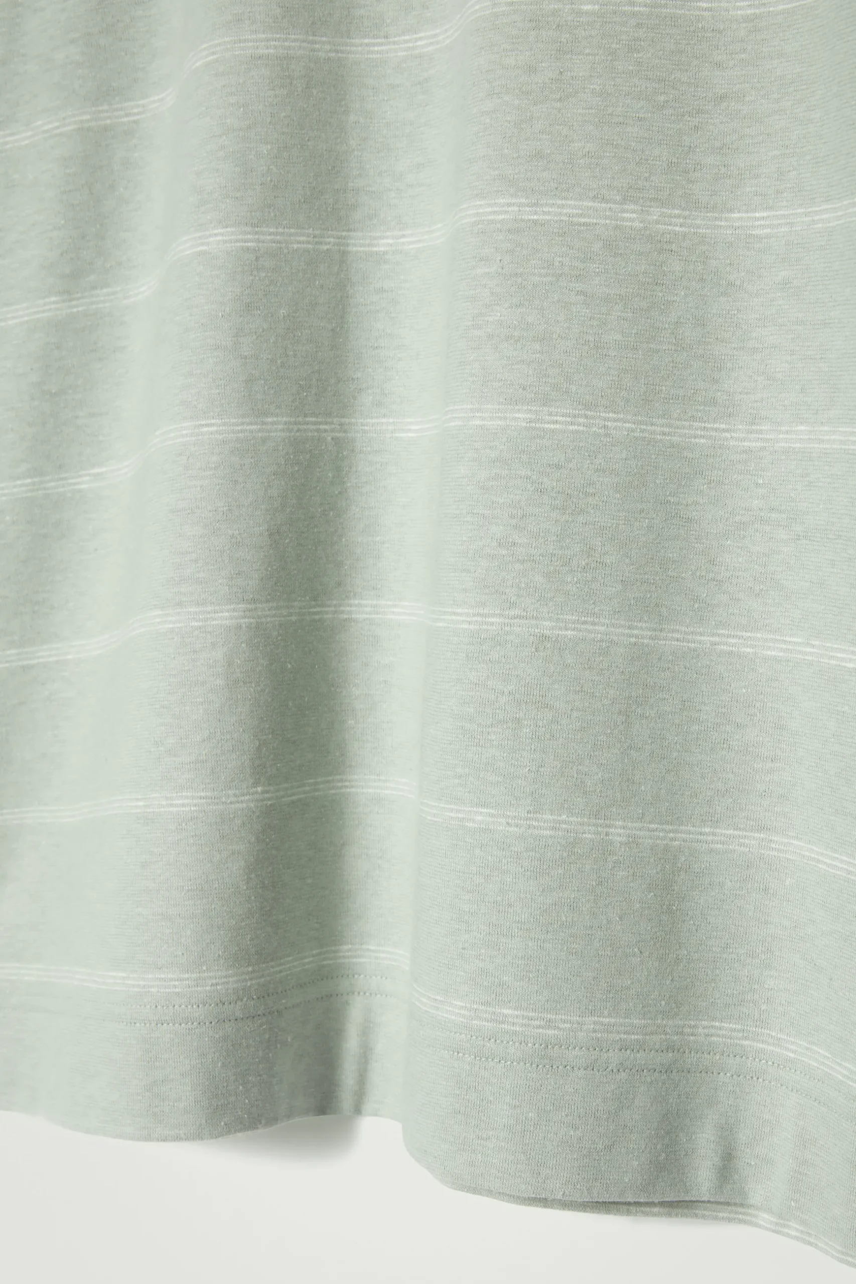 Clearance COS T-SHIRT Z DŻERSEJU Z KONOPI W PASKI – RELAXED FIT
