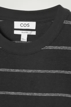 Online COS T-SHIRT Z DŻERSEJU Z KONOPI W PASKI – RELAXED FIT
