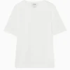 Online COS T-SHIRT Z KRÓTKIM RĘKAWEM – RELAXED FIT Biały