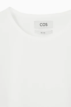 Online COS T-SHIRT Z KRÓTKIM RĘKAWEM – RELAXED FIT Biały
