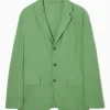 Online COS UNSTRUCTURED SINGLEBREASTED BLAZER Green
