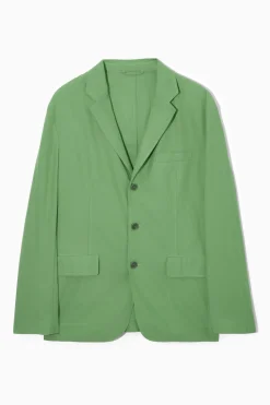 Online COS UNSTRUCTURED SINGLEBREASTED BLAZER Green