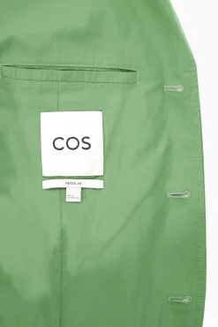 Online COS UNSTRUCTURED SINGLEBREASTED BLAZER Green