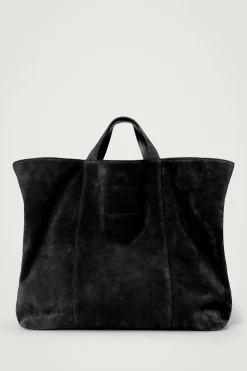 Outlet COS WIELOFUNKCYJNA TORBA ZAMSZOWA TYPU TOTE Czarny