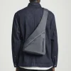 Best COS WODOODPORNA TORBA „SLING” TYPU CROSSBODY Z NYLONEM Szary