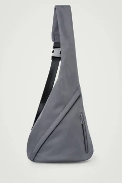 Best COS WODOODPORNA TORBA „SLING” TYPU CROSSBODY Z NYLONEM Szary