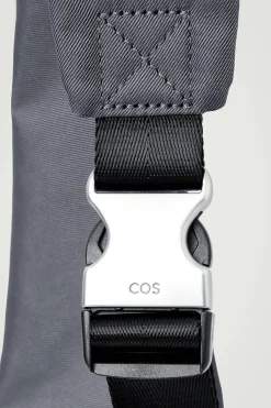Best COS WODOODPORNA TORBA „SLING” TYPU CROSSBODY Z NYLONEM Szary