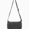 Outlet COS ZAMSZOWA TOREBKA CROSSBODY TYPU SADDLE BAG Antracytowy
