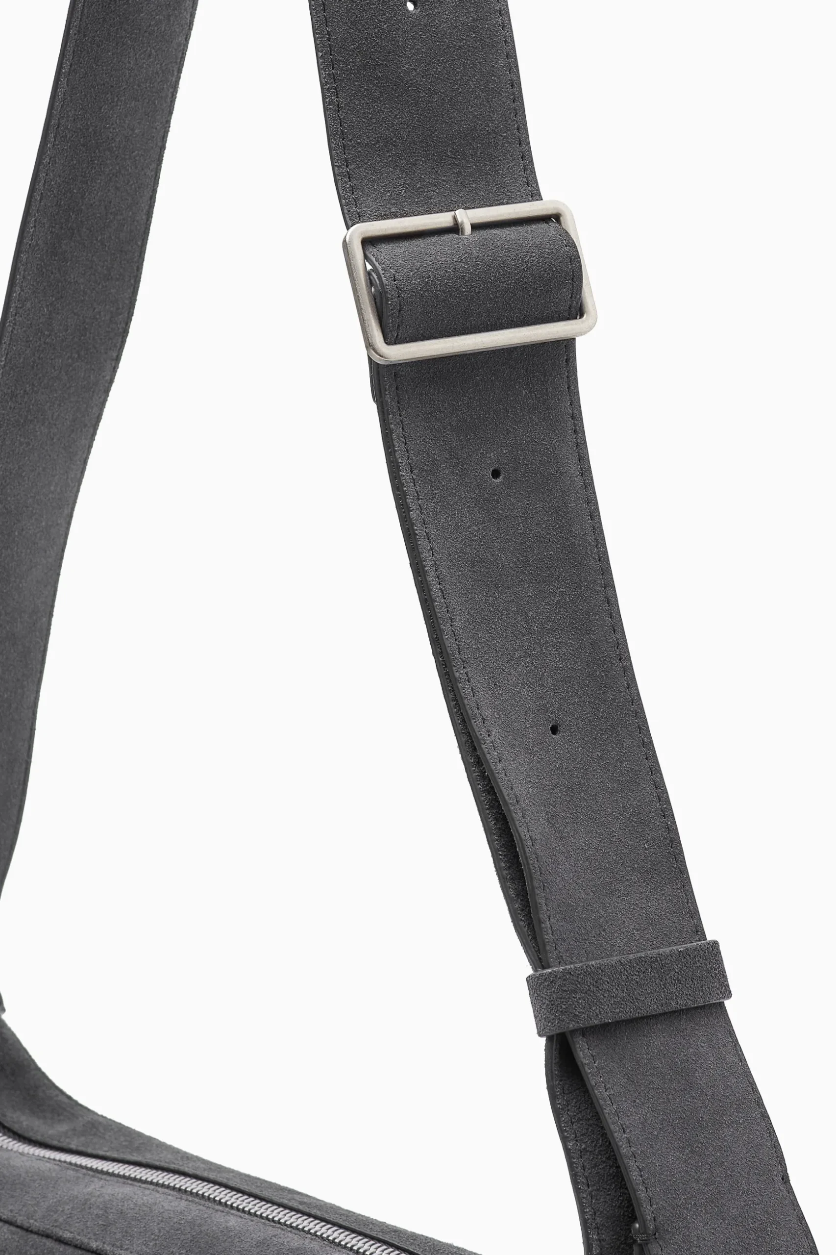 Outlet COS ZAMSZOWA TOREBKA CROSSBODY TYPU SADDLE BAG Antracytowy