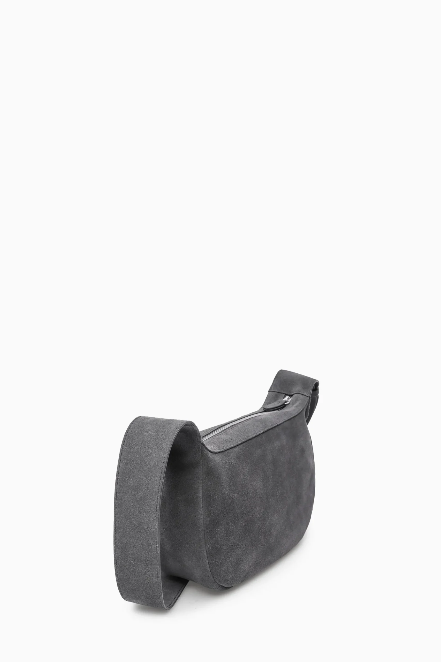Outlet COS ZAMSZOWA TOREBKA CROSSBODY TYPU SADDLE BAG Antracytowy